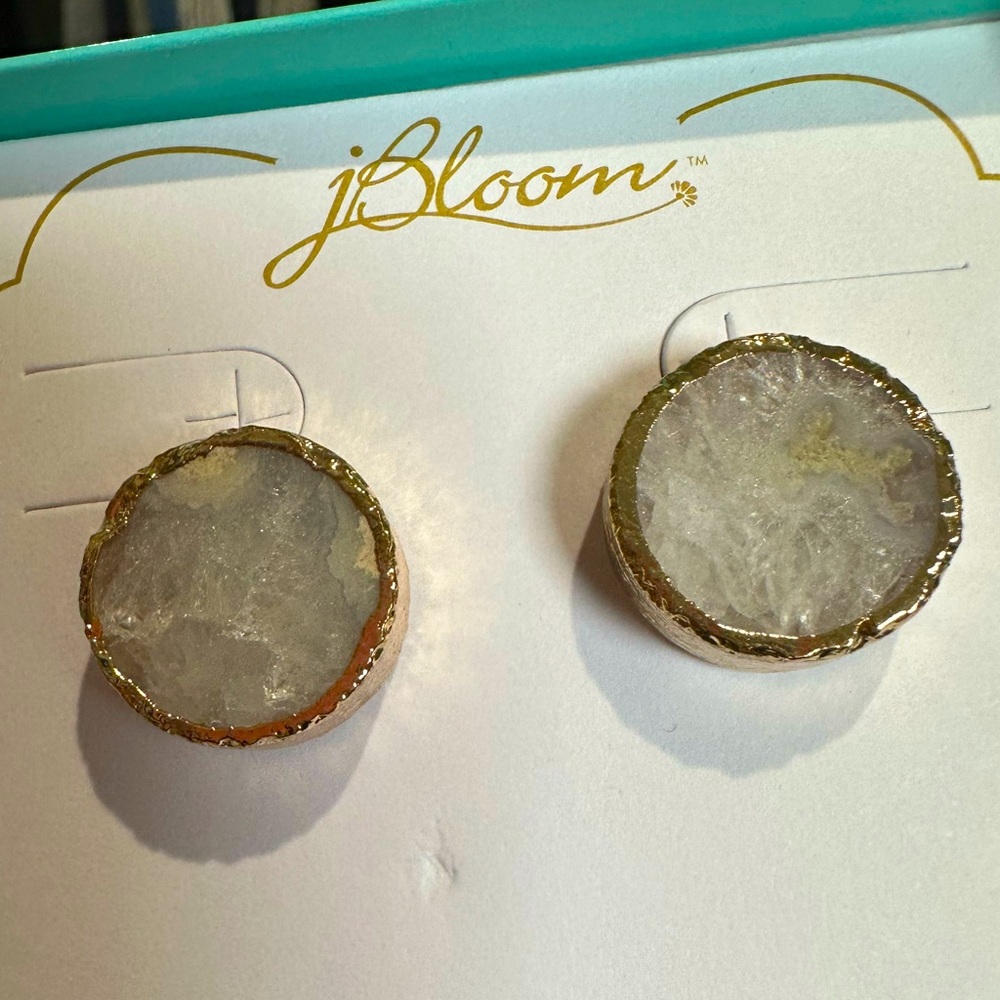 Brand New never worn JBloom stone earrings